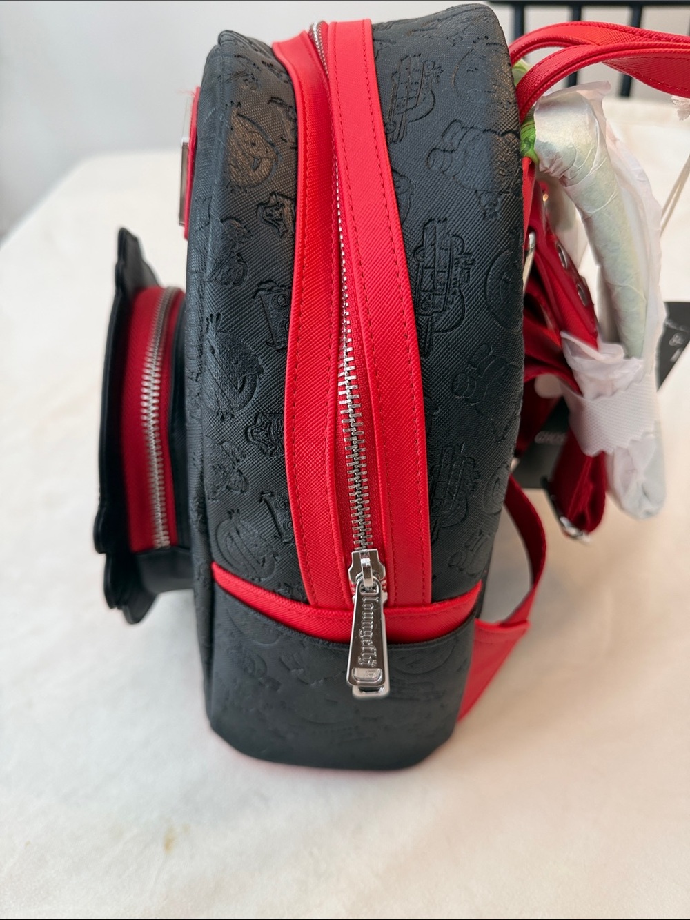 NWT! Loungefly Black and Red Ghostbusters OG Mini Backpack - Picture 3 of 6
